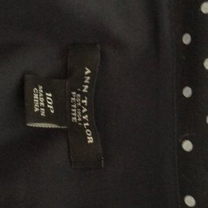 Ann Taylor Petite polka dot dress
